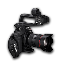 Canon C100 Camera is our primary professional camera.